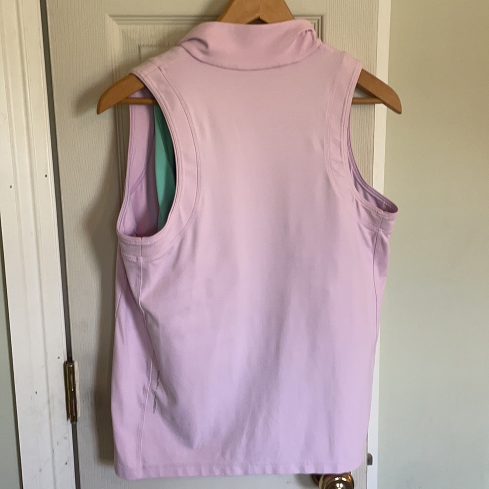Ralph Lauern RLX Golf Shirt - Purple and Sea Foam Green Color - Picture 6 of 8